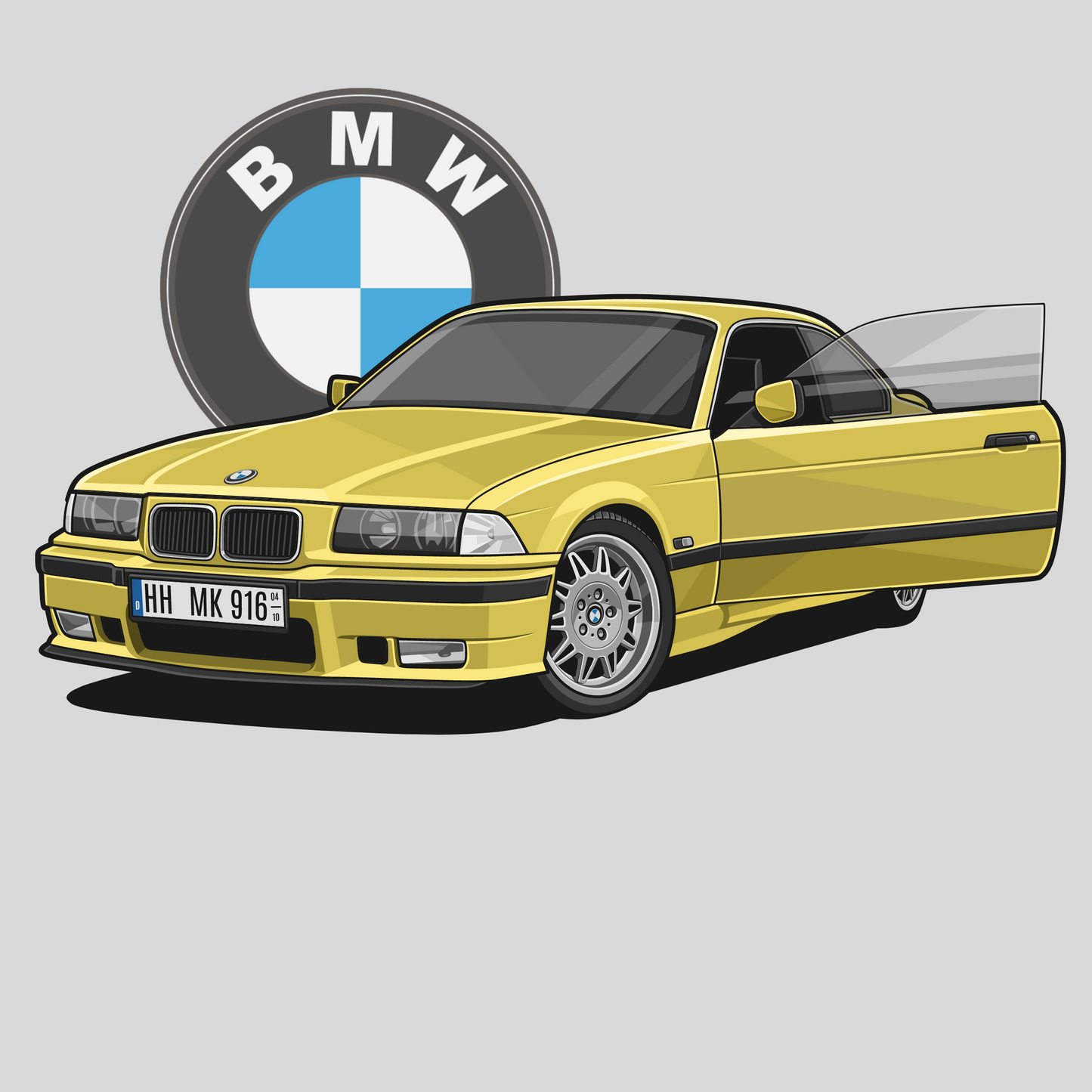 Dein Auto als digitales Design - Bolidenposter